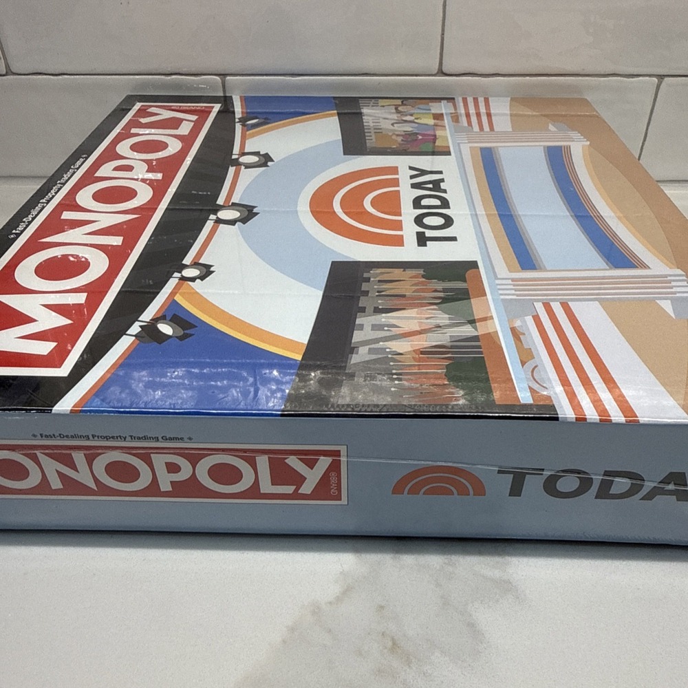 Monopoly TODAY Show Board Game NBC The Op Games 2025 New Factory Sealed FastShip - Picture 3 of 13